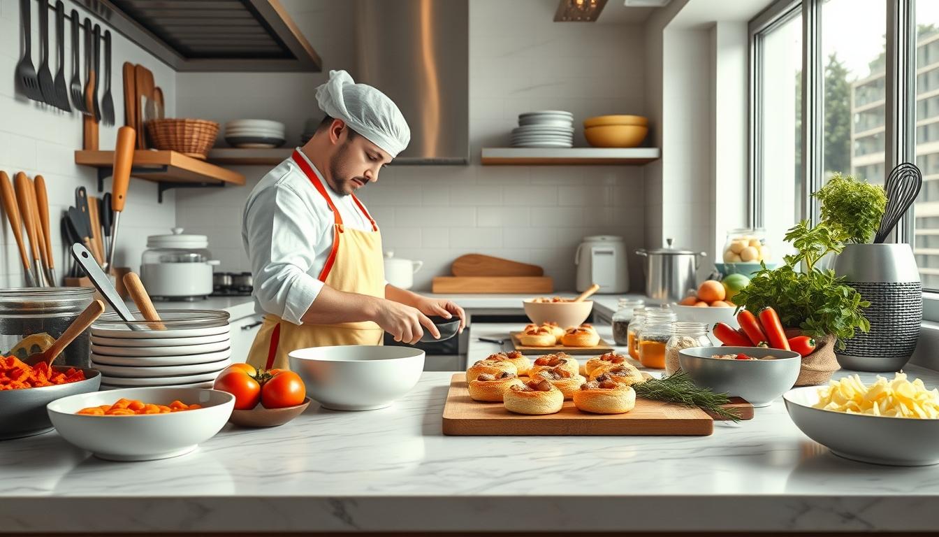 Ingredients prepared for a fast weeknight meal